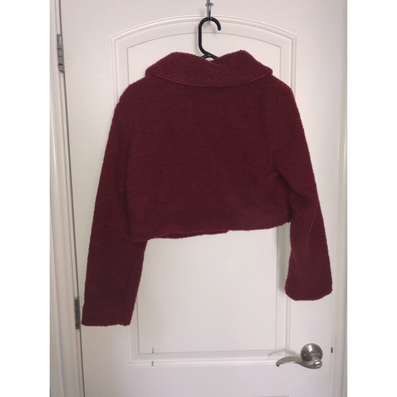 Showpo Fuzzy Cropped Jacket - Picture 2 of 3